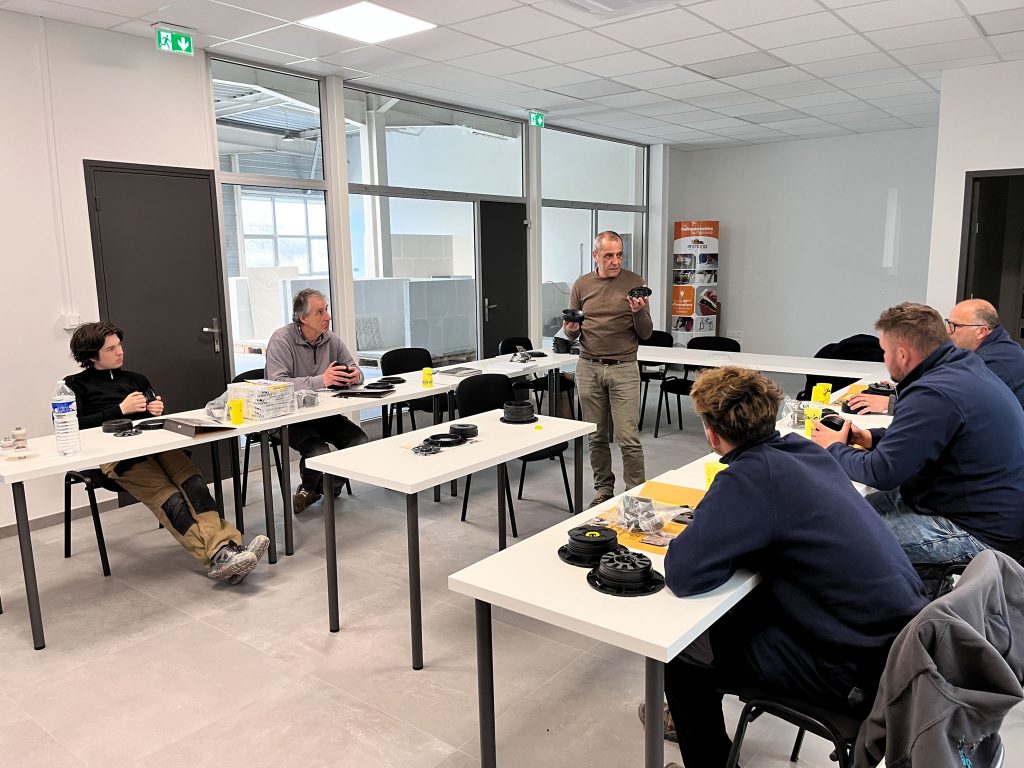 Formation pose sur plots